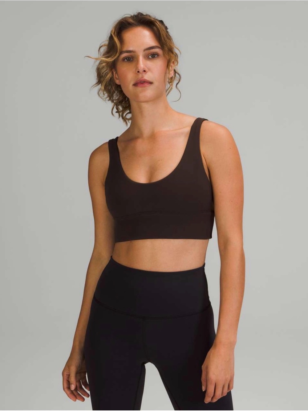 Lululemon Align Bra in a dark brown